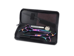 Juego de tijeras para cortar cabello, tijeras para cortar cabello de peluquero, tijeras para adelgazar, cuchillas afiladas, corte de pelo de peluquerí JEDBESETZT