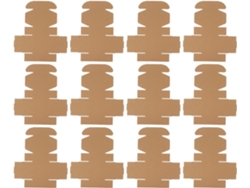 25 Cajas De Cartón Corrugado De 10x10x5 Cm, Mini Cajas De Embalaje Autoensamblables Para Envíos.