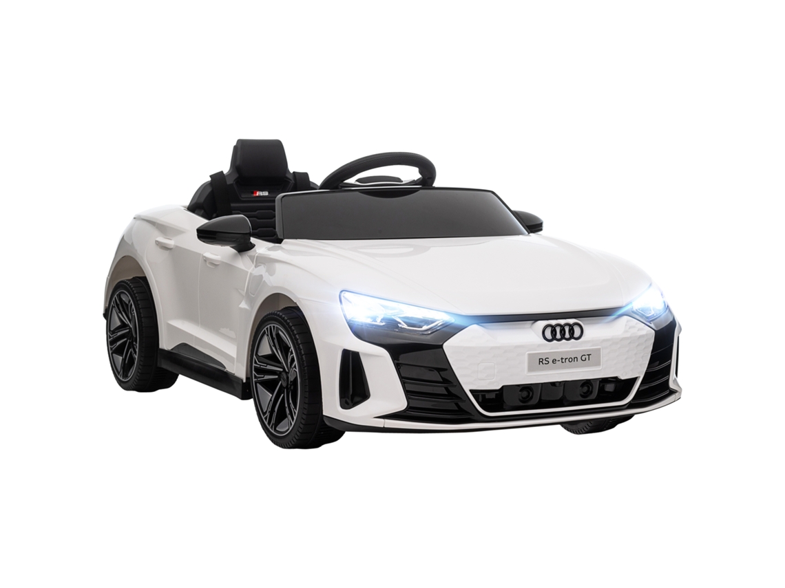 Coche Eléctrico Infantil Audi Rs E-tron Gt Con Mando A Distancia, Blanco, 103x58x41