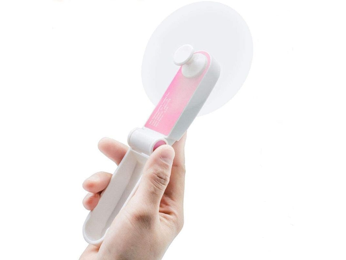 Mini Ventilador Portátil Recargable Y Plegable Con Alimentación Usb Y 2 Velocidades.