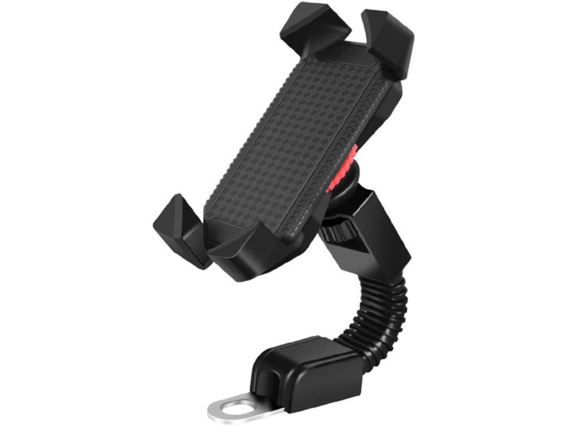 Soporte Para Teléfono Para Bicicleta/moto Con Botón De Ajuste Y Alfombrilla Protectora.