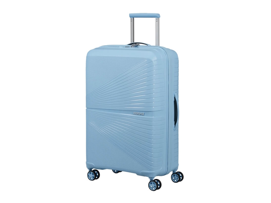 Maleta de viaje mediana American Tourister, 67 cm, Airconic, azul Neptuno