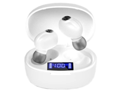 YEMAESRE Auriculares Bluetooth Sin Carga Impermeables Blancos