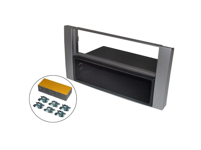 Marco para Autoradio KDXAU Ford 2003 > Plateado
