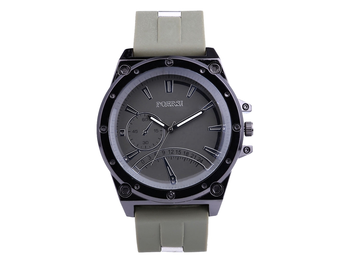 Reloj De Pulsera Para Hombre Y Mujer Con Correa De Cuero Genuino Multicapa - Azul