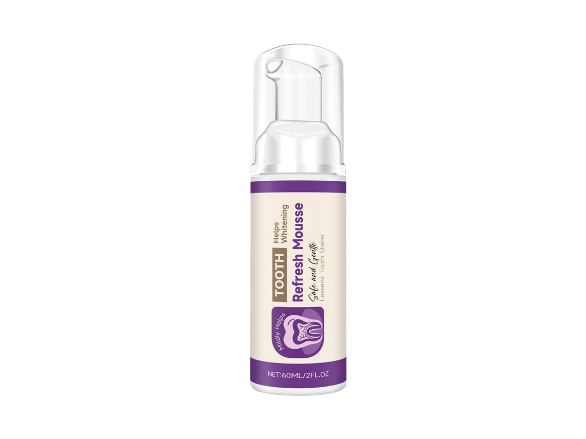 Mousse dental para el cuidado de los dientes