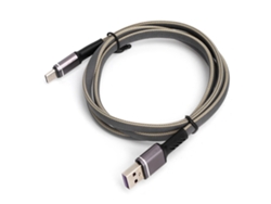 Cable De Datos (carga Rápida 5a, Compatible Con Múltiples Dispositivos) Cable De Carga Móvil Para Coche De 1m Trenzado De Denim