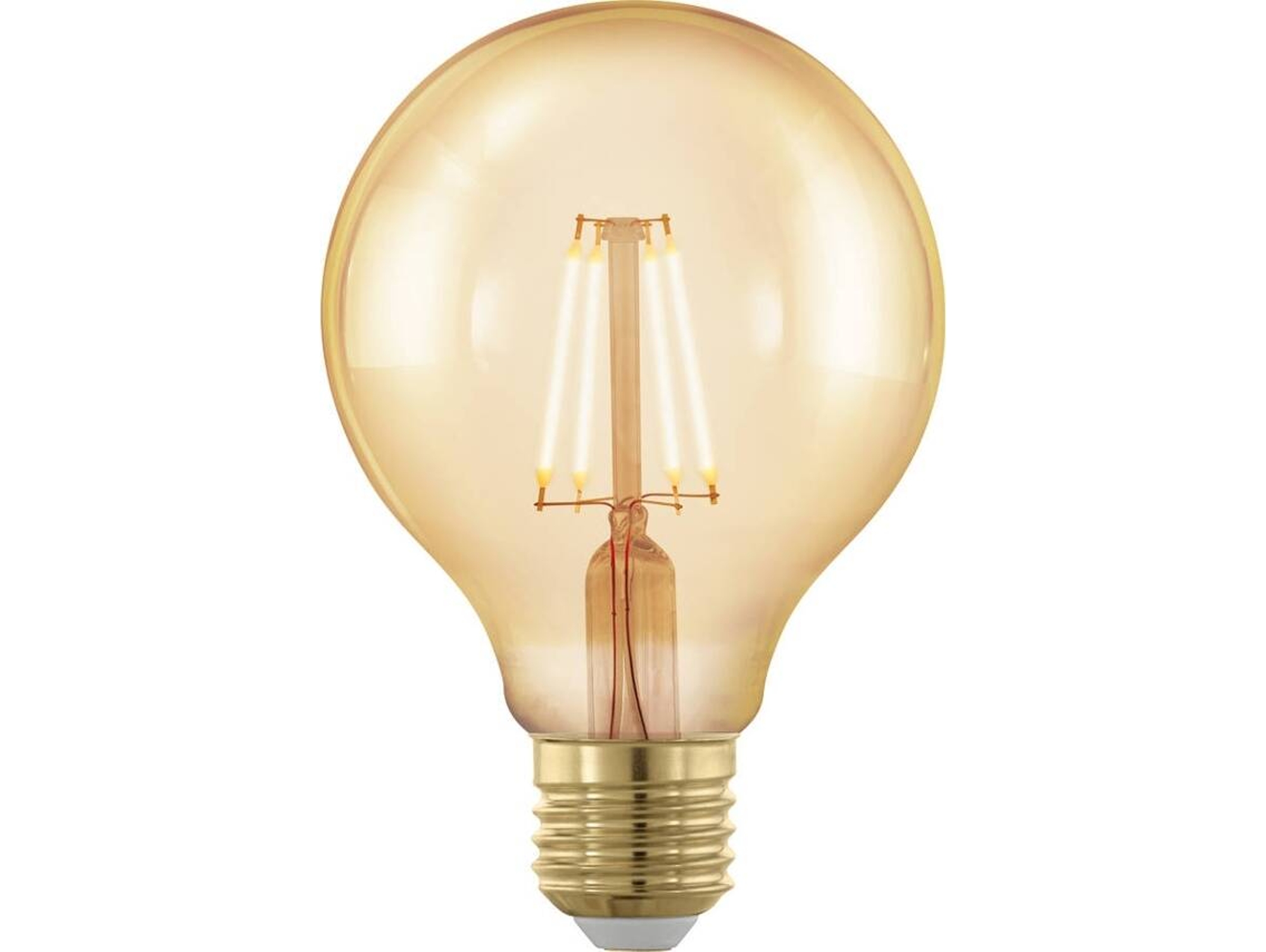 LÂMPADA-E27-LED G80 4W AMBER 1700K 1UN