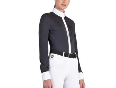 Camiseta de Mujer para Cicling ION Comprida Scrub Amp Negro (XS)