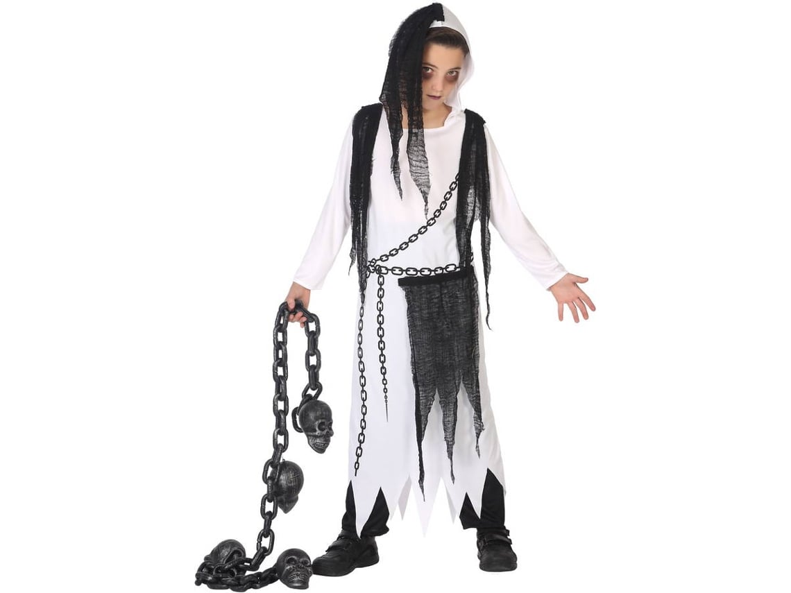 Disfraz Unisex DISFRAZZES Fantasma Con Cadenas (Talla: 7 a 9 años)
