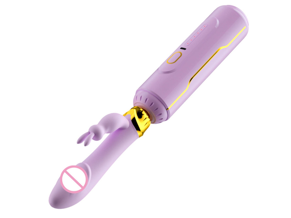 Vibrador Telescpico Separable De 10 Frecuencias Para Mujer (morado)