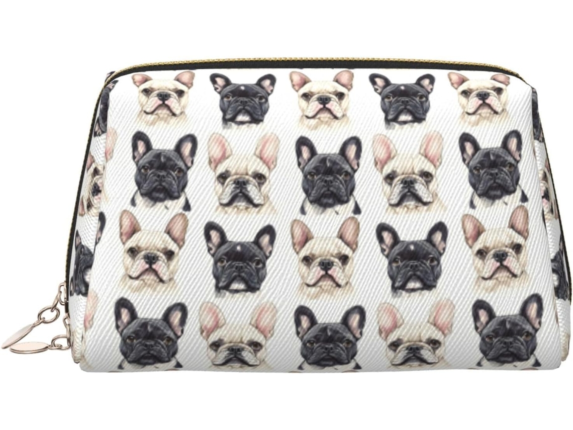 Neceser De Viaje Cuero Organizador Para Mujer Diseño Estampado Vacaciones