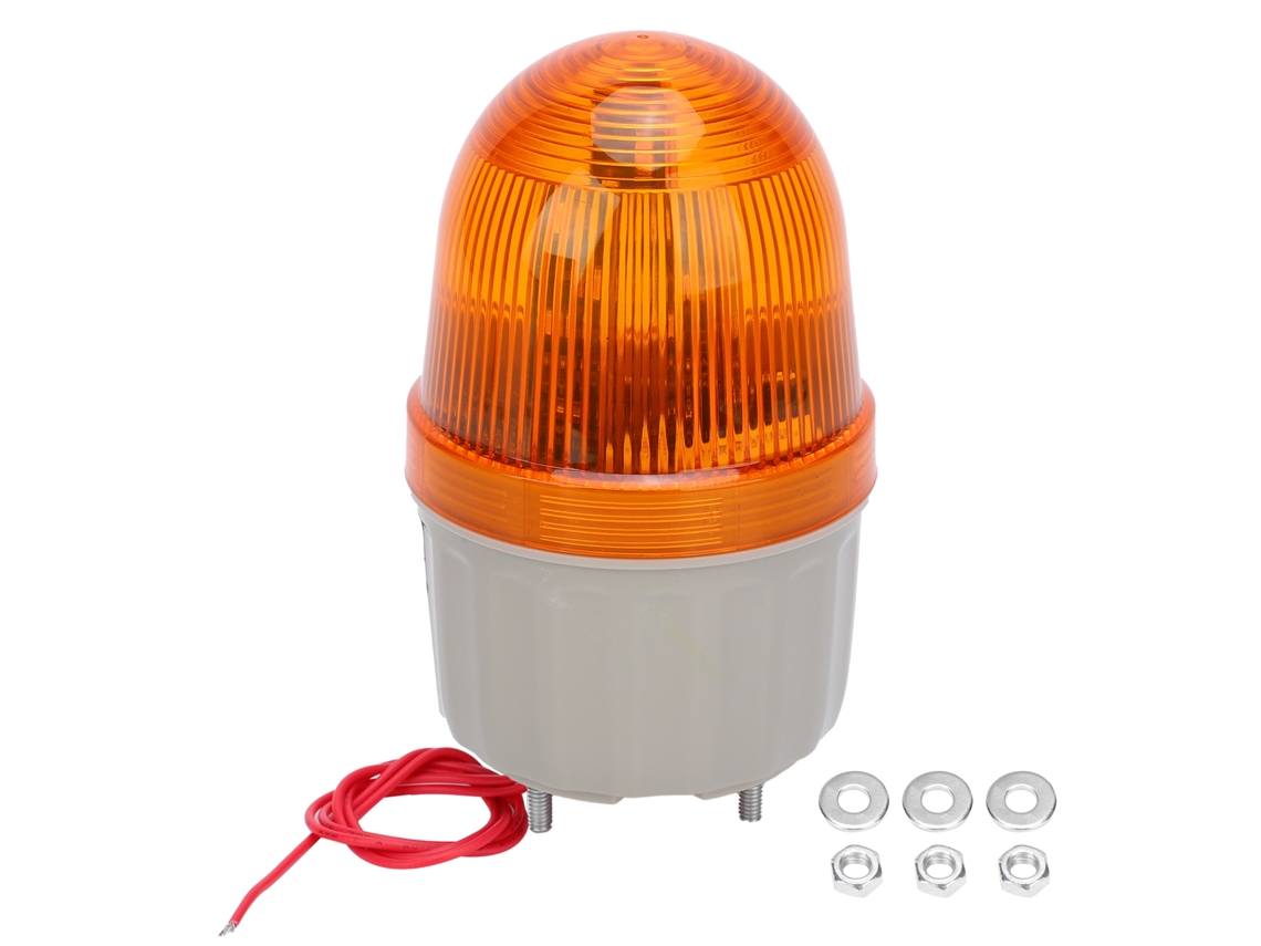 Luz De Advertencia Led Amarilla Berm Bem-2071 De 5 W Y 24 V Cc Para Equipos De Alarma De Emergencia De Vehículos.