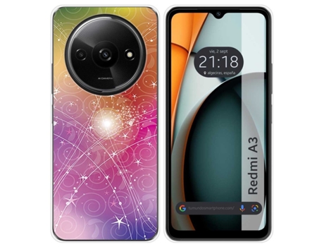Funda para Xiaomi Redmi A3 TUMUNDOSMARTPHONE Silicona Multicolor