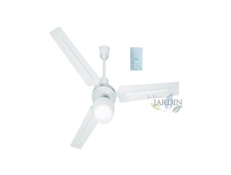 Ventilador Techo SUINGA mando con cabo (55 W - Diámetro 90 cm)