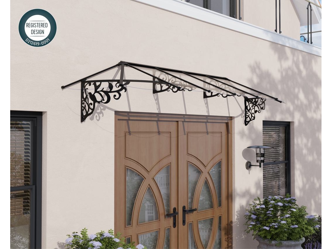 CANOPIA Funda Puerta Lily 370X88X70 cm Transparente