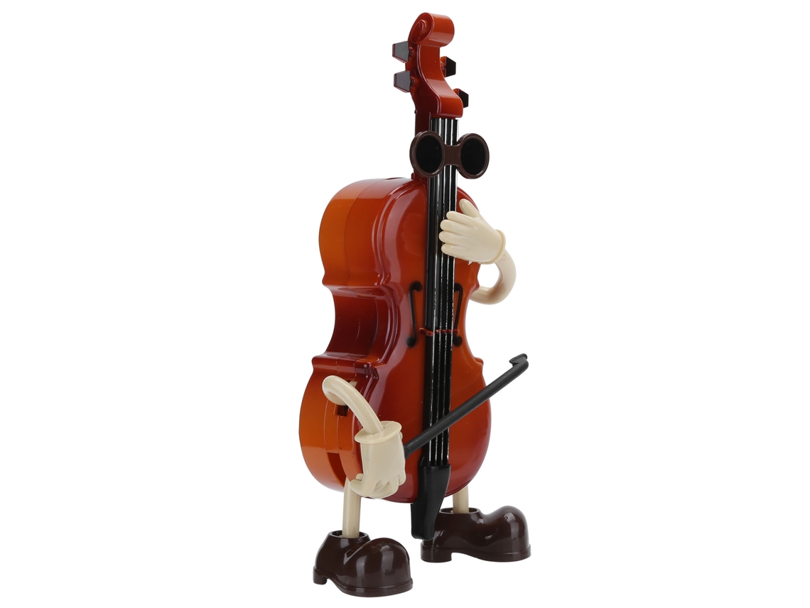 Caja De Música De Violonchelo Manual Con Diseño De Niño Columpiándose - Regalo De Cumpleaños, Decoración Navideña