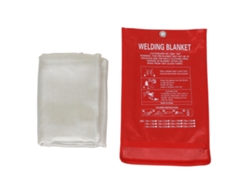 Manta ignífuga de fibra de vidrio de 1,2 x 1,2 m, resistente hasta 550 ℃, con bolsa para uso en cocina, hogar y emergencias.