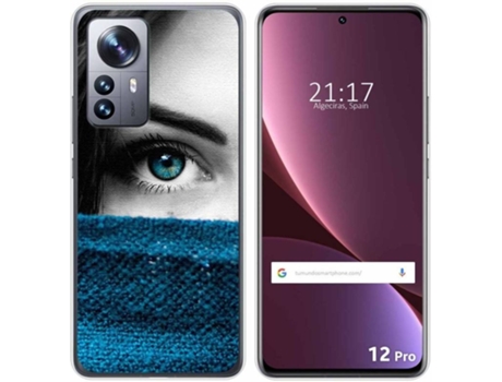 Carcasa para Xiaomi 12 Pro 5G TUMUNDOSMARTPHONE Dibujos Ojo Multicolor