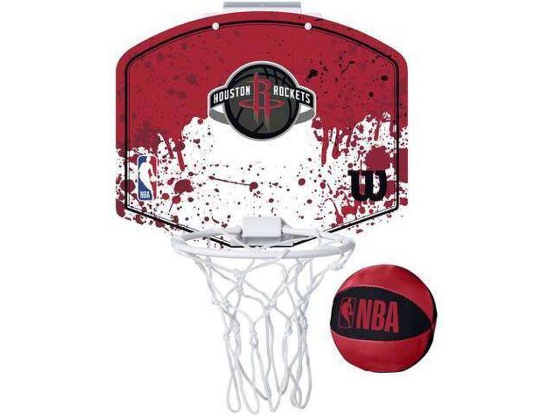 Canasta de Baloncesto WILSON Mini NBA Houston Rockets Rojo (Única)