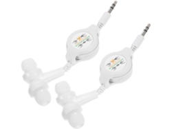 Auriculares retráctiles de dos piezas con cable y cancelación de ruido ajustable. Gokoco, portátiles, cómodos y ligeros.