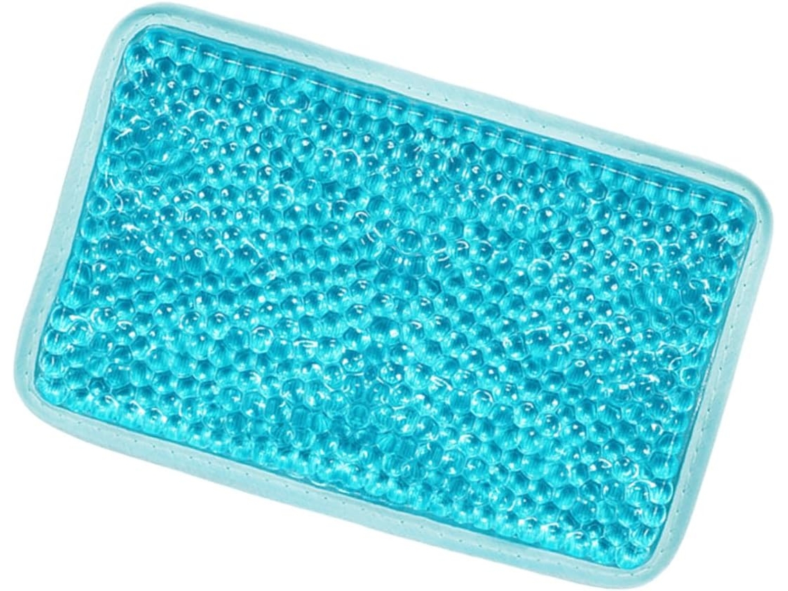 Bolsa de hielo reutilizable, compresa portátil de agua caliente y fría para aliviar la hinchazón.