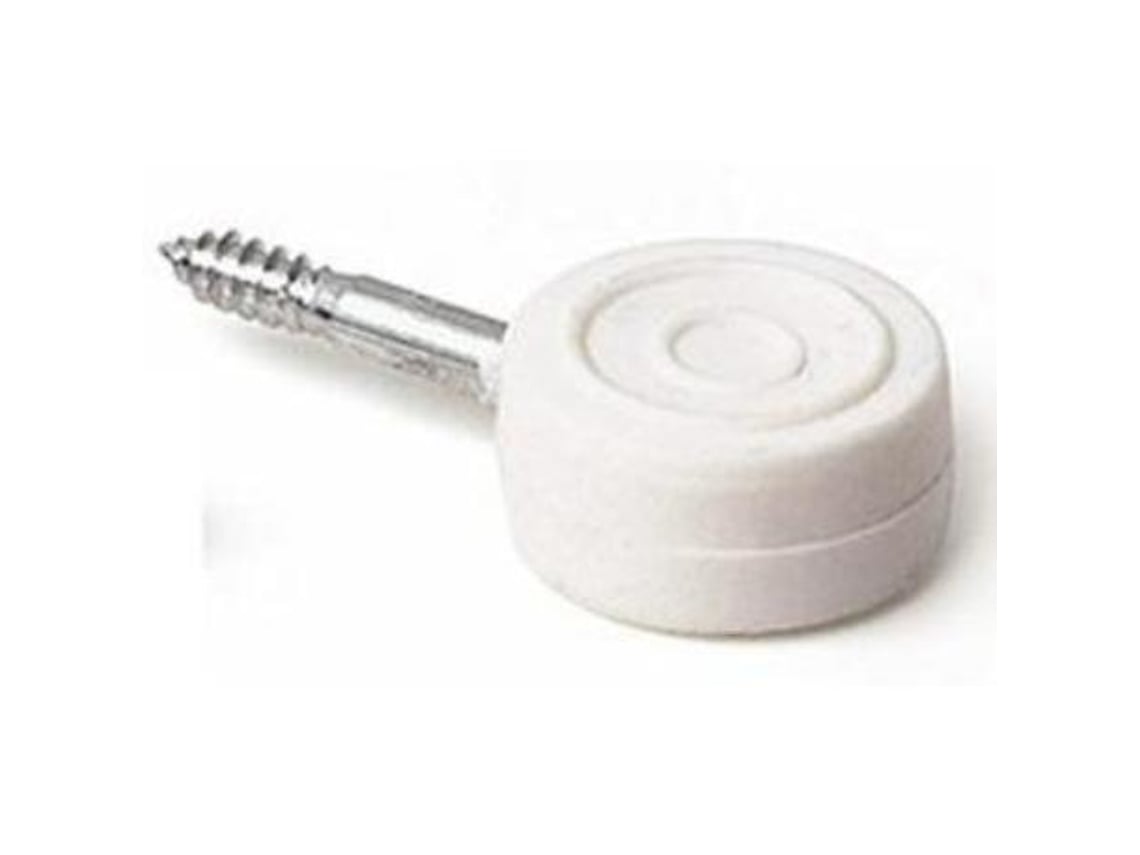 Portaestante redondo blanco c-100