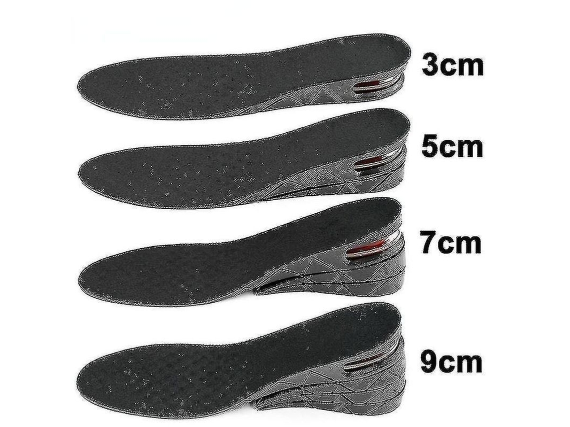 Plantilla Invisible, Aumenta La Altura De 3 A 9 Cm, Ajustable, Suela De Soporte Cómoda.