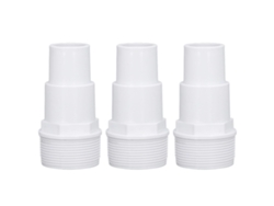 3 Adaptadores De Rosca Externa G1-1/2 Para Mangueras De Piscina, Bombas, Filtros Y Skimmers.