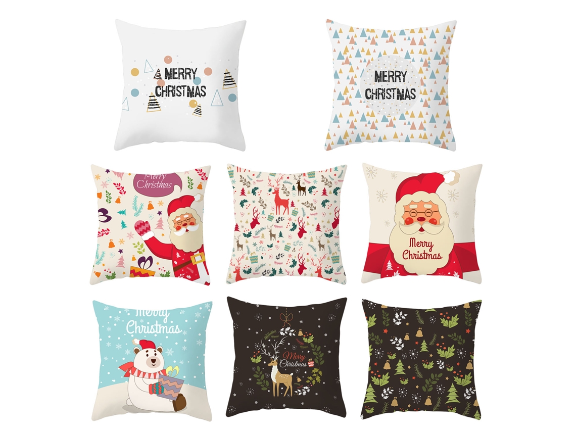 Serie Papá Noel Funda Decorativa de Almohada