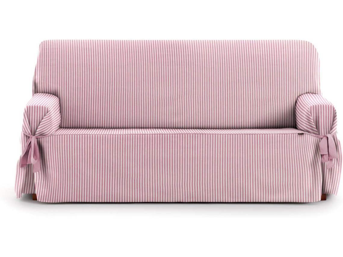 Funda de Sofá TODOPARAMICASA Universal Calma Rosa (2 Plazas - 115 cm)