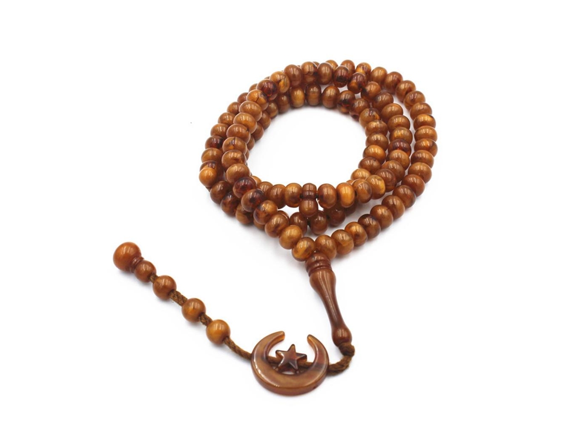 Pulsera De Resina Con Cuentas De Oración Musulmanas (99 Unidades) Para Eid Mubarak, Regalo Árabe Para Las Fiestas.