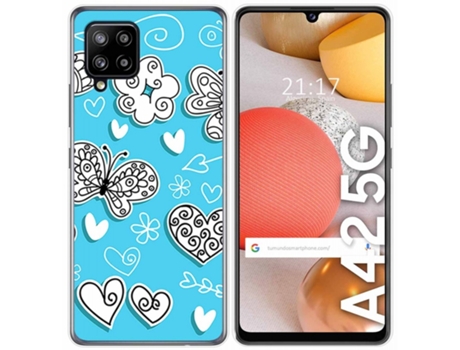 Carcasa Samsung Galaxy A42 5G TUMUNDOSMARTPHONE Dibujos Multicolor