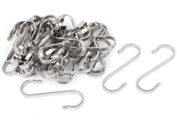 Juego De 30 Accesorios De Baño, 76 Acero Inoxidable, Ganchos Y Perchas Para Toallas En Forma De S
