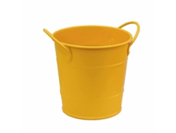 Portalápices Y Bolígrafos De Mesa Iron Art, Cubo Multifuncional, Soporte Para Pinceles Amarillo