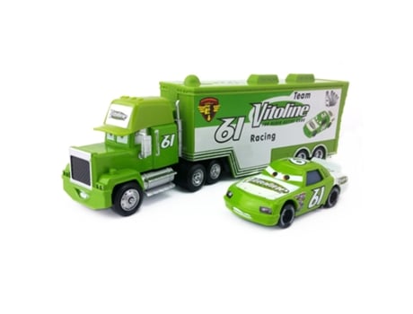 Muñeco GAATPOT 2Pcs/Lot Disney Pixar Cars Toys Lightning Mcqueen Mack Uncle Truck 1:55 Diecast Model Alloy Modle Figures Toys Gifts For Kids