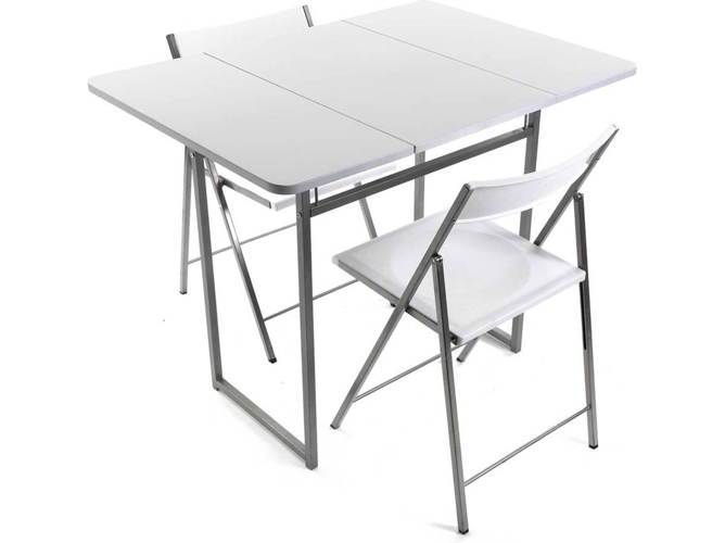 SET MESA + 2 CAD VERSA BRANCA