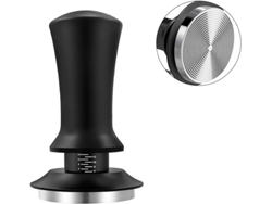 Prensador de espresso de acero inoxidable de 58 mm para baristas, color negro Siurn