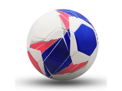 Balón Fútbol Talla 5 Azul/blanca/roja 21,5cm, Para Adultos/estudiantes