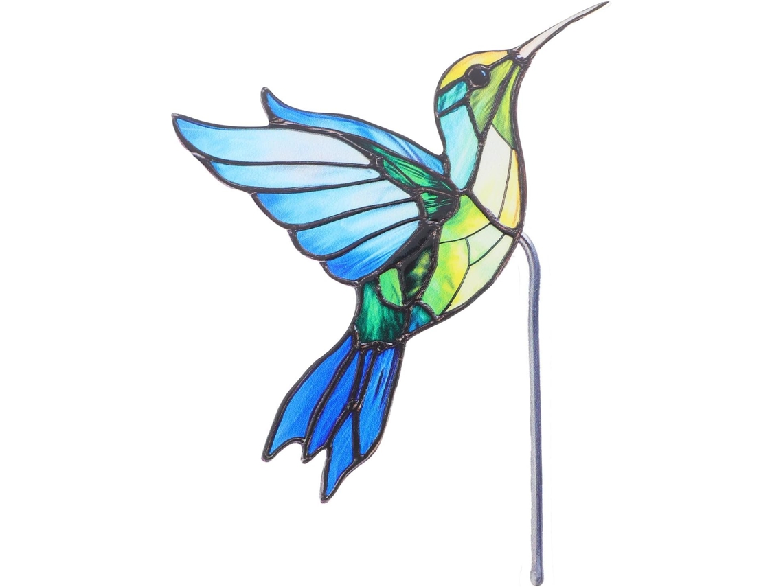Adorno Acrílico Con Forma De Pájaro Para Maceta, Con Superficie Pulida A Mano. Una Linda Figura De Pájaro Para Decorar