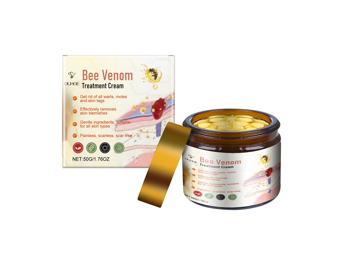 Crema limpiadora con veneno de abeja