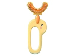 Escova De Dentes Manual Em Formato De U Com Cabeça De Silicone Macia Para Limpeza Oral 360° Dos Dentes, Ideal Para Crianças Pequenas.
