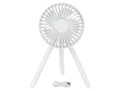 Ventilador USB portátil con soporte para teléfono móvil, escritorio, oficina o carrito.