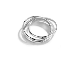 Anillo De Plata 925 Para Mujer - Estilo Italiano Clásico - Joyería Glamour Talla 7