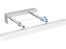 Iluminación adaptable con articulación giratoria de 180° y varillas retráctiles, luz blanca neutra, iluminación moderna para tocador, perfecta para el espejo de tu dormitorio.