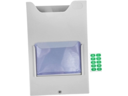 Organizador De Tarjetas Para Almacén, Portatarjetas Colgante De Plástico De 11,8 Cm Con 10 Ranuras.