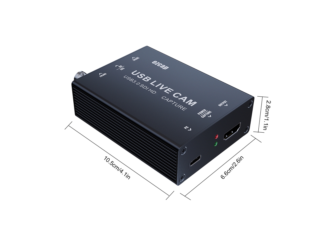 Tarjeta De Captura De Video Sdi Usb3.0 Grabador De Streaming En Vivo 4k 30fps Dispositivo Capturador