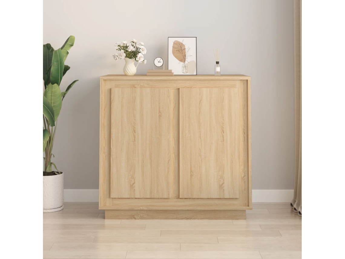 Lovely Home Aparador 80X34X75 Cm Derivados de Madera Roble Sonoma