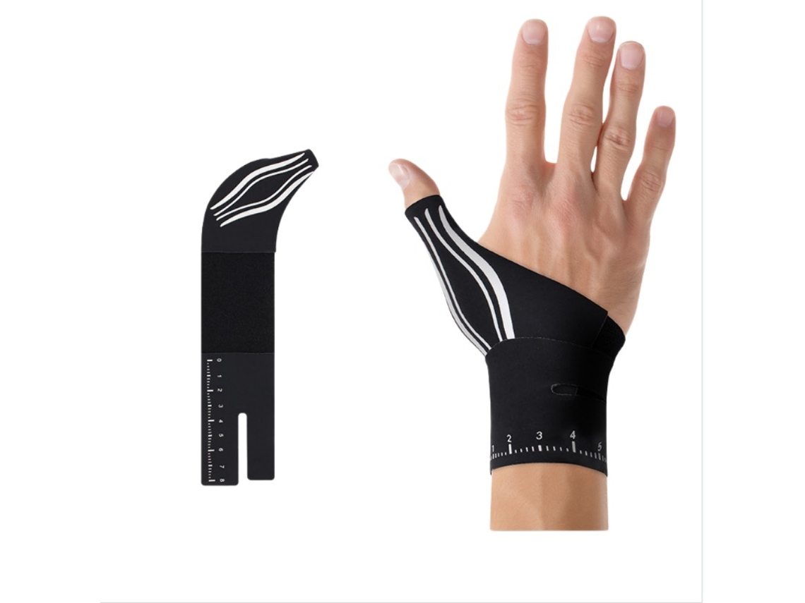 Férula De Pulgar Ligera Unisex Para Muñeca Black  Mano Derecha