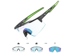 (estilo 4 Negro) Gafas De Ciclismo Fotocromáticas Uv400, Con Lentes Fotocromáticas Y Protección Uv.